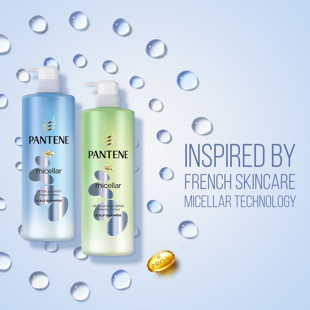 Dầu gội Pantene Pro V Blends Micellar Aloe 530ml