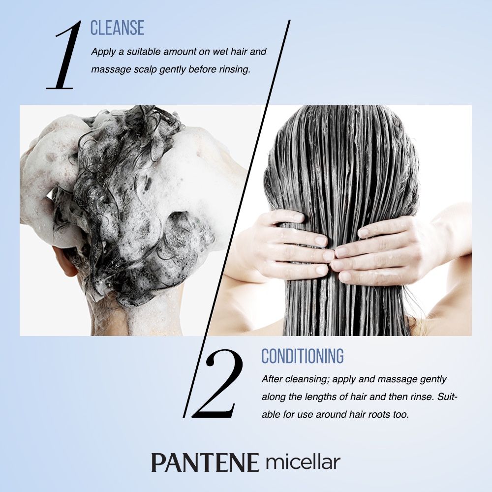 Dầu xả Pantene Pro V Blends Micellar Aloe 530ml