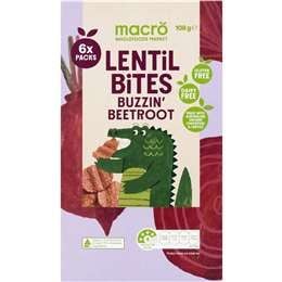 Macro Lentil Bites Củ cải đường 6 gói