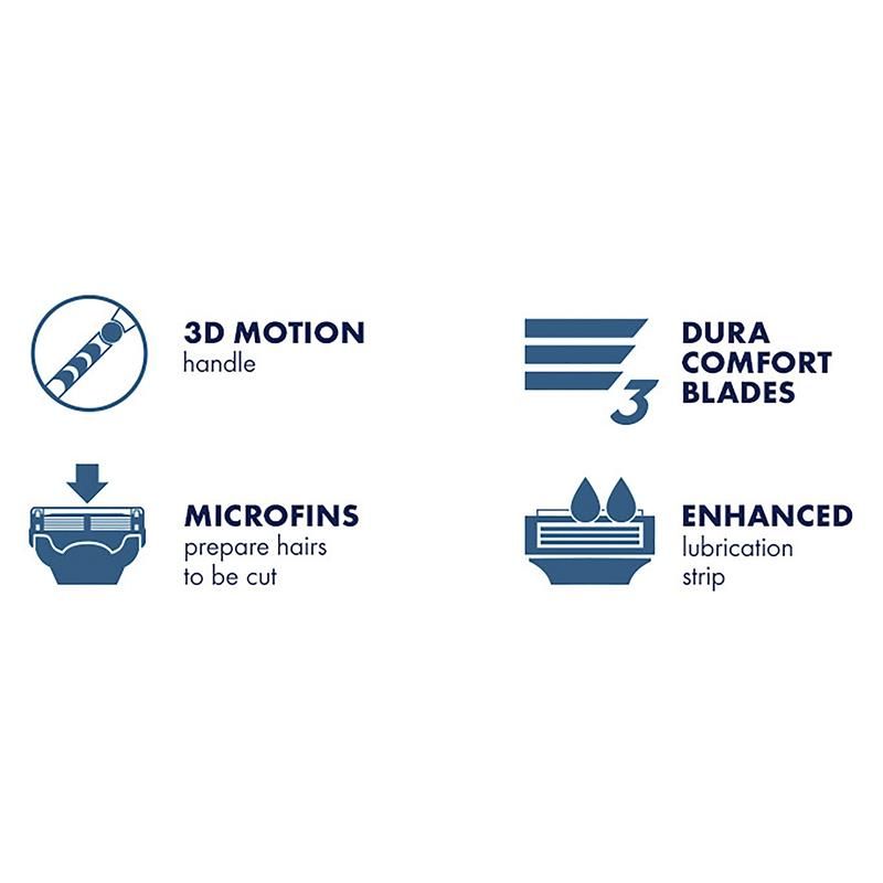 Hộp mực 3D Gillette Mach 3 Turbo 4 gói