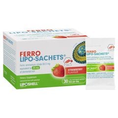 Lipo-Sachets Ferro Strawberry 5g 30 Gói