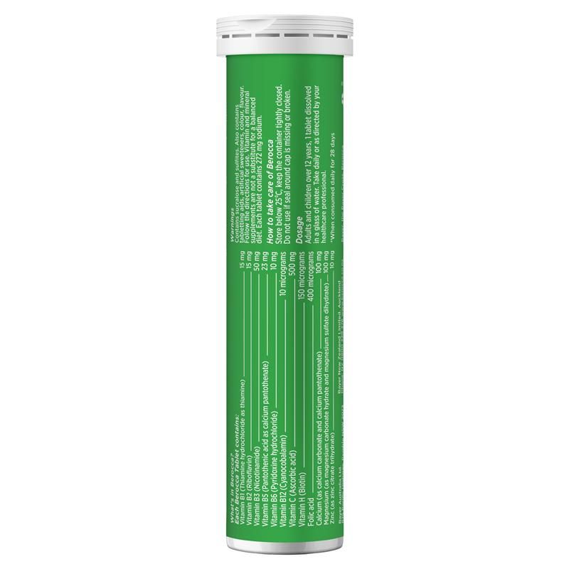 Viên sủi Berocca Energy Original Berry 60 viên Kích thước độc quyền
