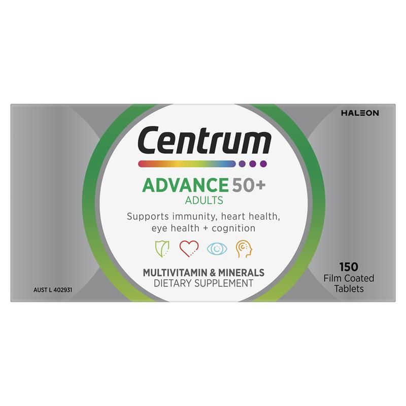 Mua Centrum Advance Multivitamin 50+ 150 Viên Kích thước độc quyền trự