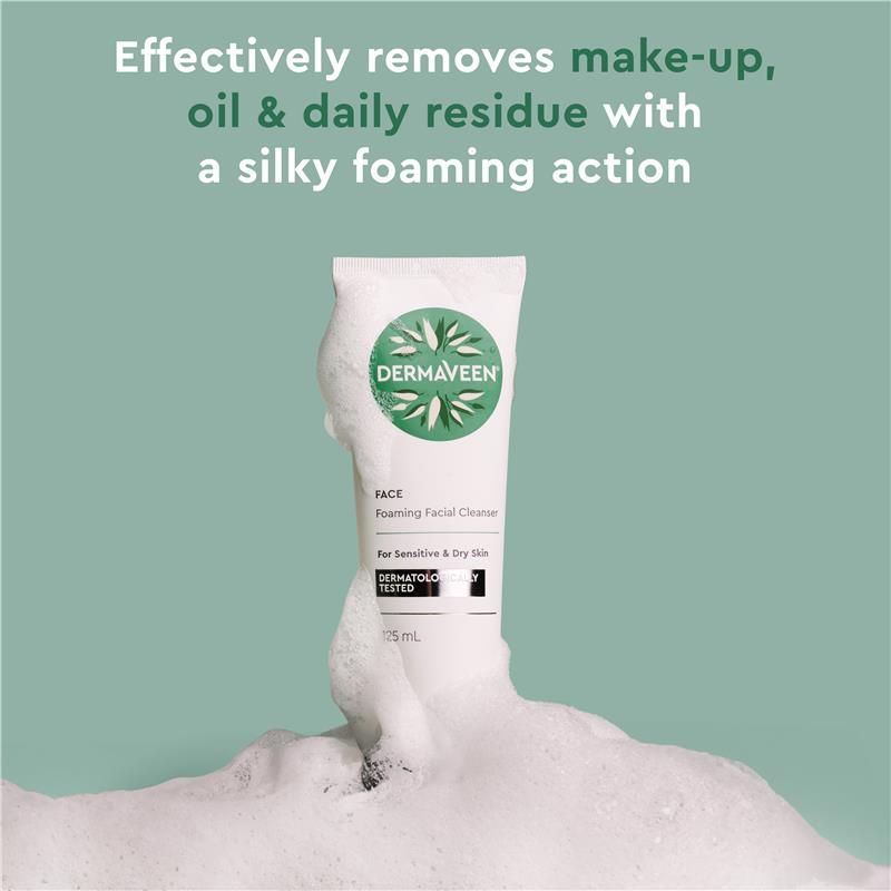 Sữa rửa mặt tạo bọt DermaVeen 125ml
