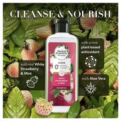 Dầu gội Herbal Essences Bio Renew hương dâu tây trắng và bạc hà 400ml