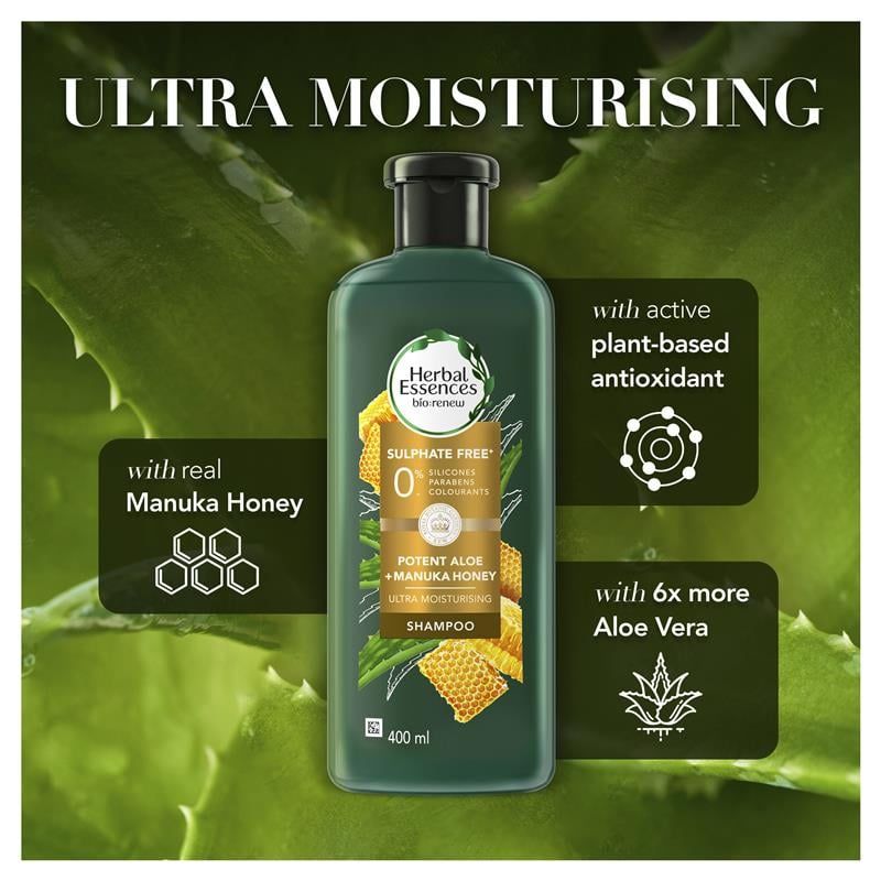 Dầu gội Herbal Essences Bio Renew Aloe & Manuka Honey 400ml