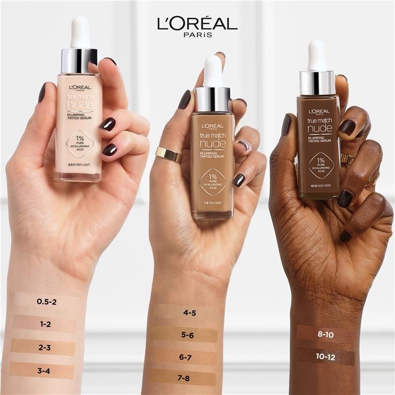 Kem nền L'Oreal Paris True Match Nude Plumping Tinted Serum Tan 6-7