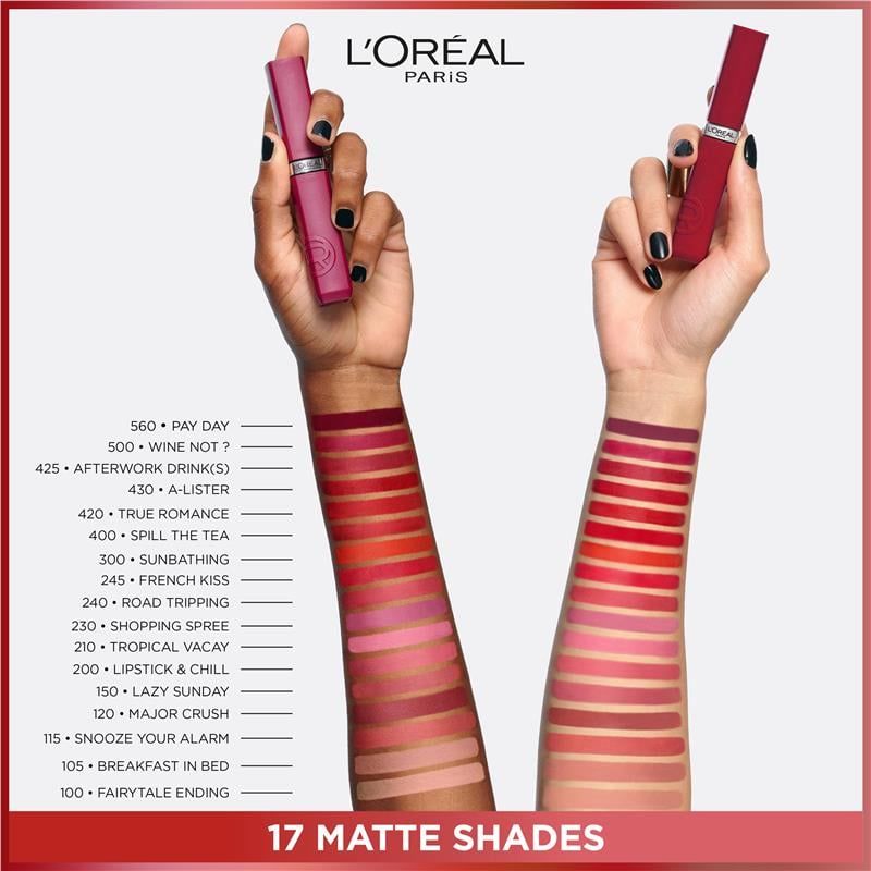 Son kem lì L'Oreal Paris Le Matte Resistance 500 Wine Not?