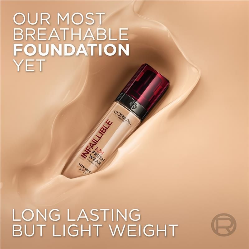 Kem nền dạng lỏng L'Oreal Paris Infallible 24 giờ 20 Ivory