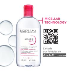 Nước tẩy trang Bioderma Sensibio H2O Soothing Micellar Water Cleanser dành cho da nhạy cảm 100ml