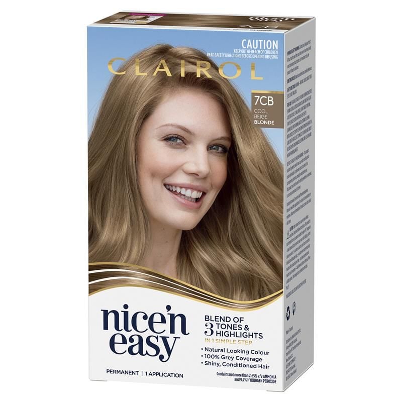 Thuốc nhuộm tóc vĩnh viễn Clairol Nice N Easy 7CB Dark Champagne Blonde