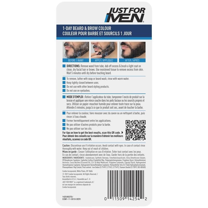 Gel râu và lông mày Just For Men Darkest Brown