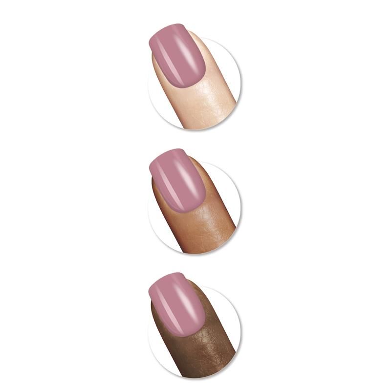 Sally Hansen Salon Effects Perfect Manicure 24 Square Press On Nails Pinky Clay