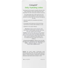 Sữa dưỡng ẩm hàng ngày Cetaphil Face Daily Hydrating Lotion với Hyaluronic Acid 88ml