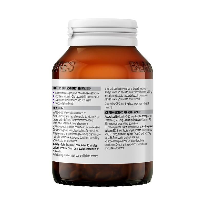 Viên uống Blackmores Beauty Sleep 60 viên