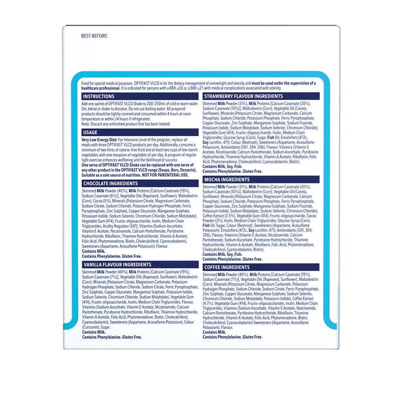 Optifast VLCD Shake Assorted Pack 10 x 53g