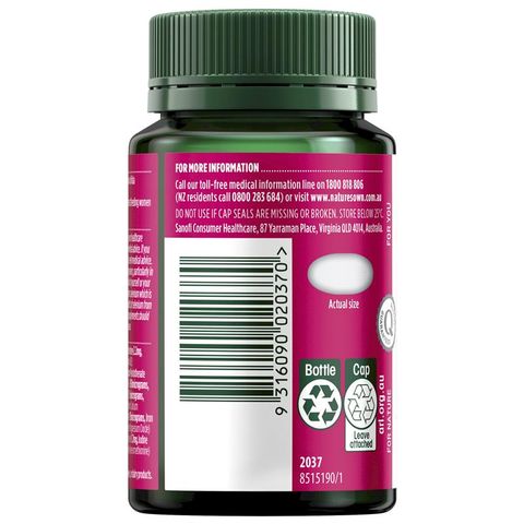 Nature's Own Mang thai & Nuôi con bằng sữa mẹ 90 Viên Mini Hỗ Trợ Bà Bầu