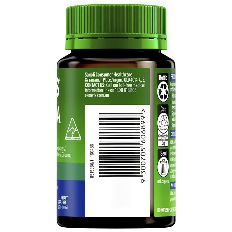 Cenovis Guarana 2000 & Nhân Sâm 60 Viên