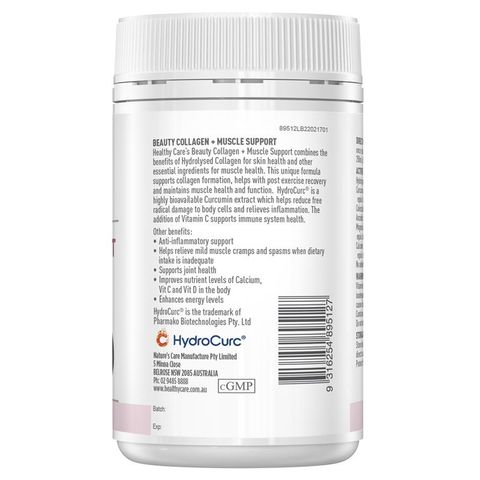 Healthy Care Beauty Collagen + Hỗ trợ cơ bắp 120g