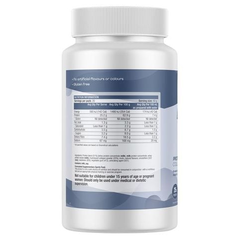 28GO Protein Với Collagen Hương Vani 800g