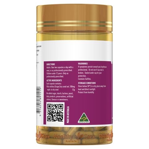 Chiết xuất hạt nho Healthy Care 12000 300 viên nang