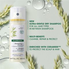 Dầu Gội Khô Klorane Với Yến Mạch & Ceramide 50ml