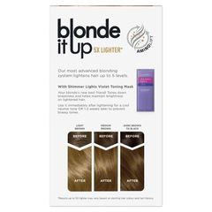 Clairol Blondeitup Kit Platinum Bronde