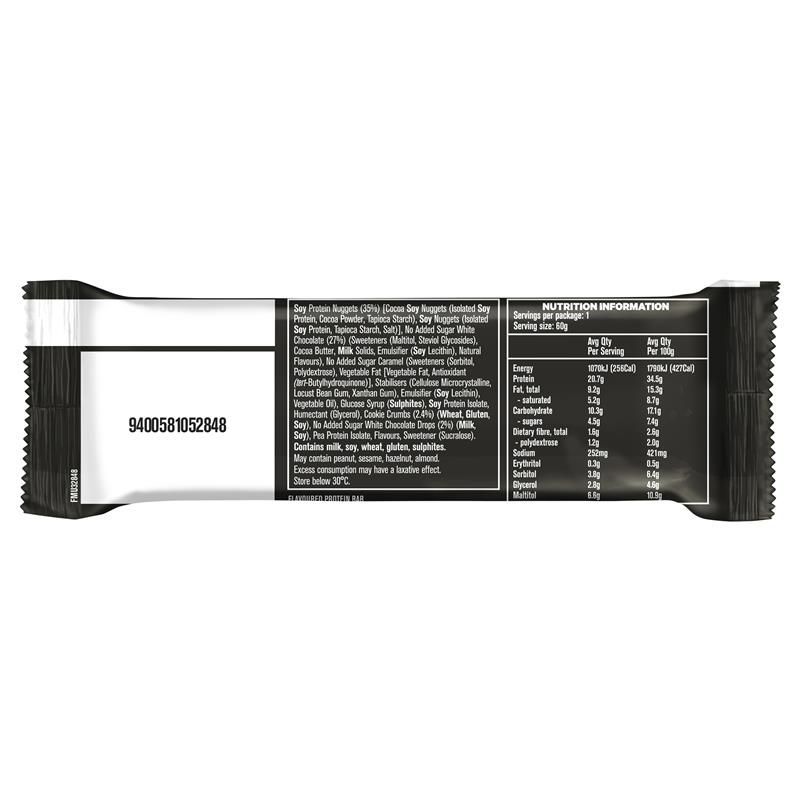 Bánh quy sô cô la trắng giòn Musashi Protein & kem 60g