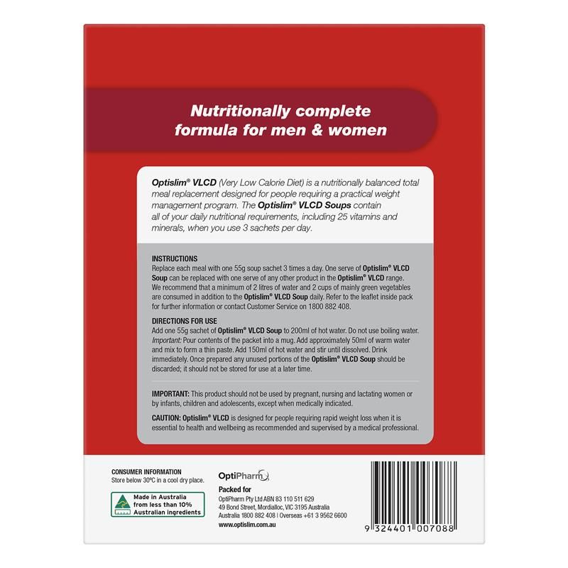 Súp Cà Chua OptiSlim VLCD 7 x 55g
