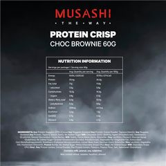 Bánh Brownie Socola giòn Protein Musashi 60g