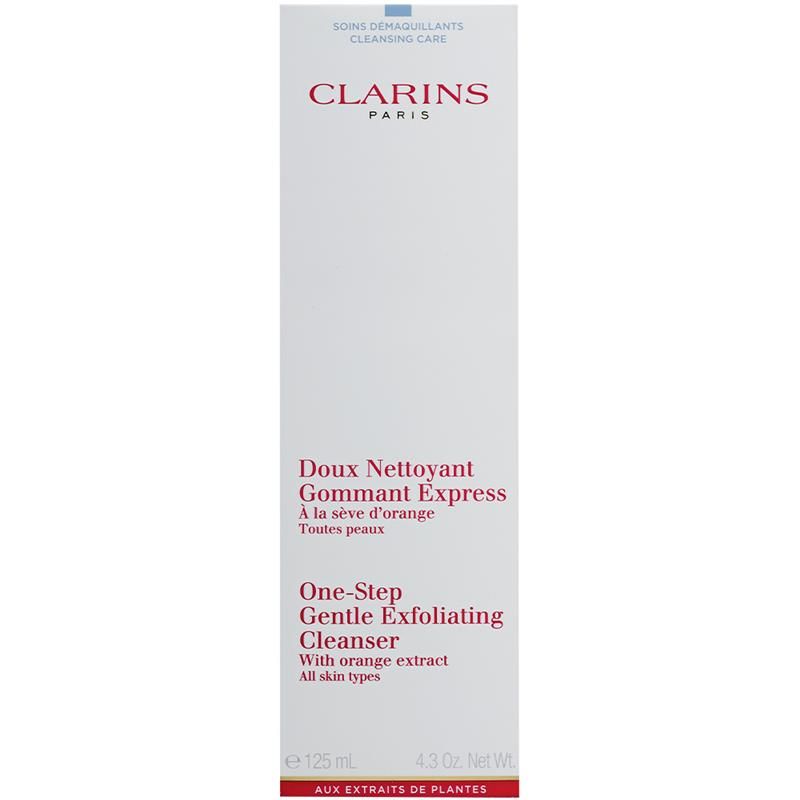 Sữa rửa mặt tẩy tế bào chết nhẹ nhàng Clarins One Step với chiết xuất cam 125ml