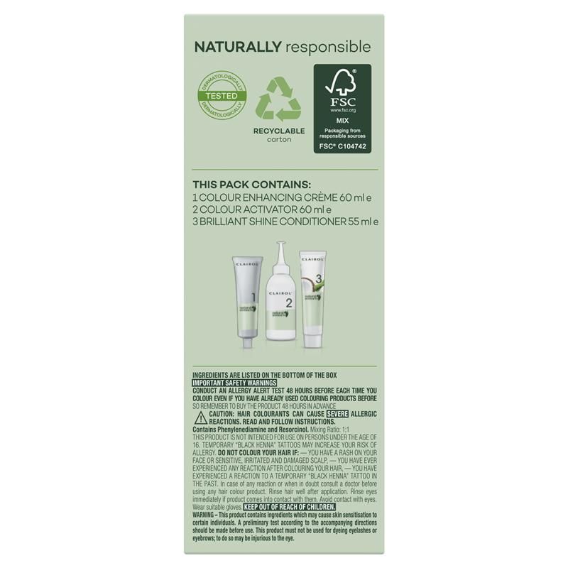 Natural Instincts 3 Ebony Mocha, Nâu Đen Thuốc Nhuộm Tóc Bán Vĩnh Viễn