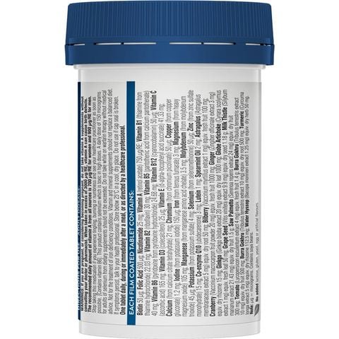 Swisse Mens Vitamin Tổng Hợp 50+ 60 Viên