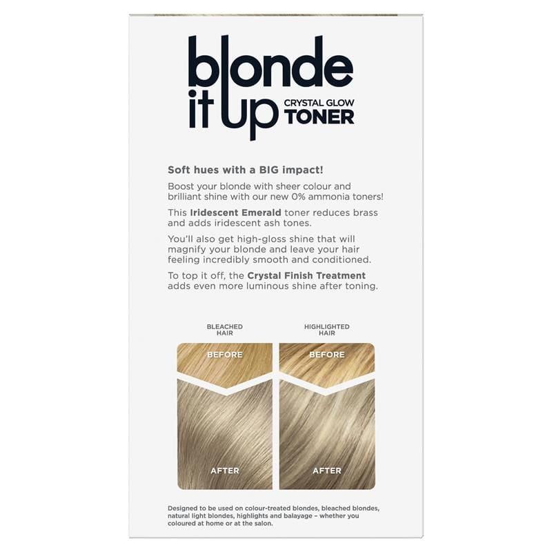 Nước hoa hồng bán vĩnh viễn Clairol Blonde It Up Crystal Glow Iridescent Emerald