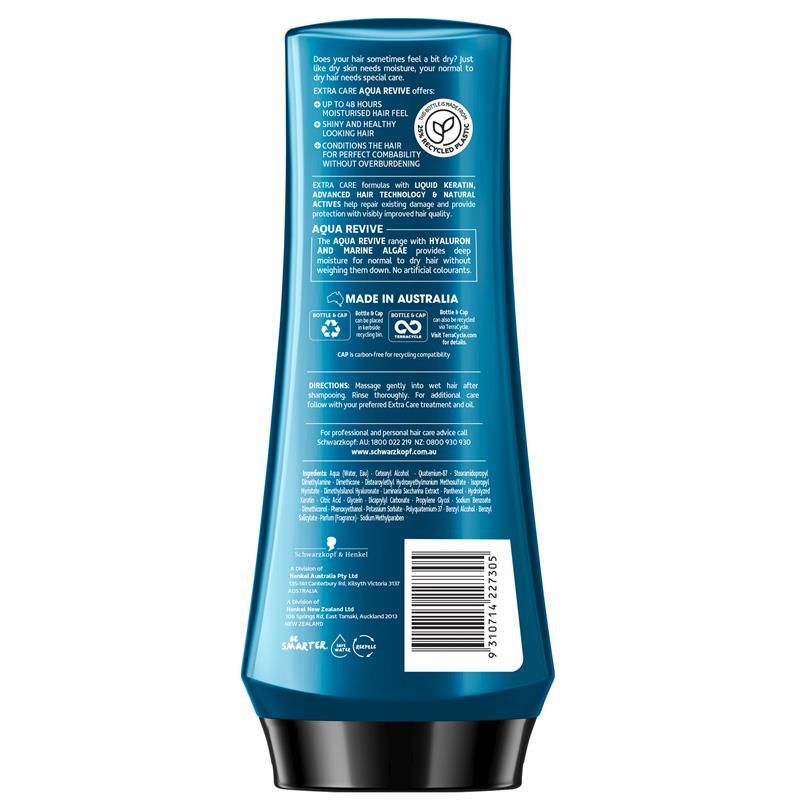 Dầu xả dưỡng ẩm Schwarzkopf Extra Care Aqua Revive 400ml