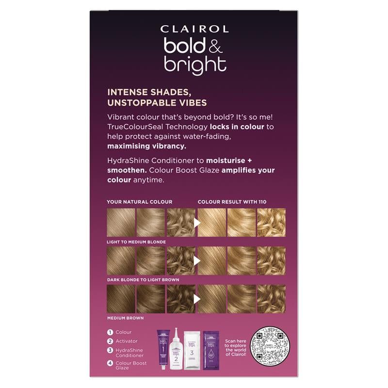 Thuốc nhuộm tóc vĩnh viễn Clairol Bold & Bright 110 Pina Colada