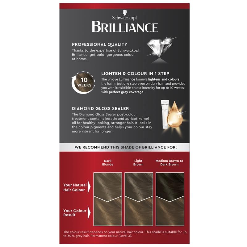 Đường nâu Schwarzkopf Brilliance L75