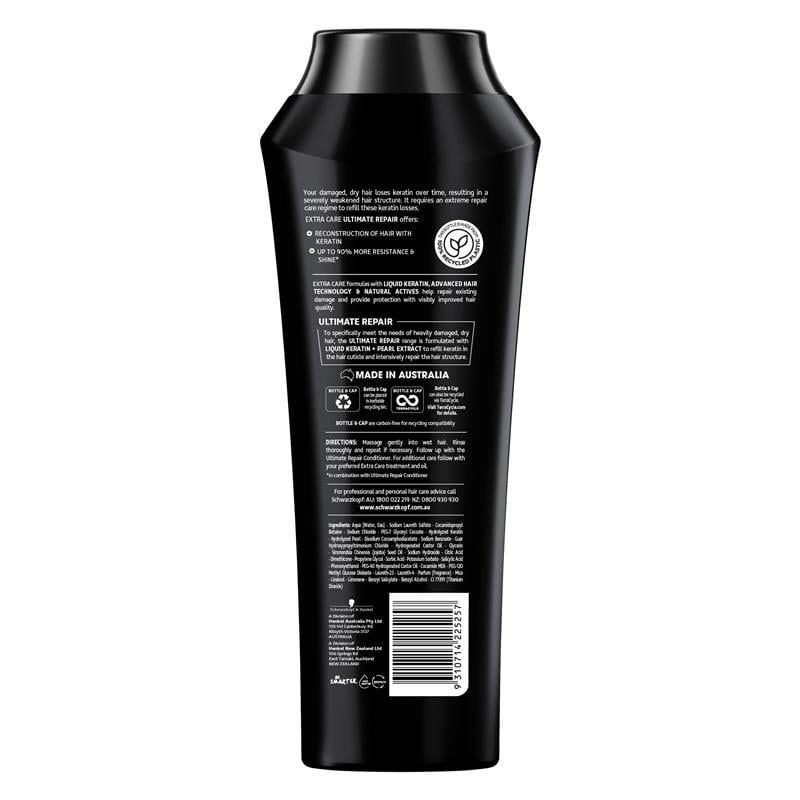 Dầu gội phục hồi hư tổn Schwarzkopf Extra Care Ultimate Repair 400ml