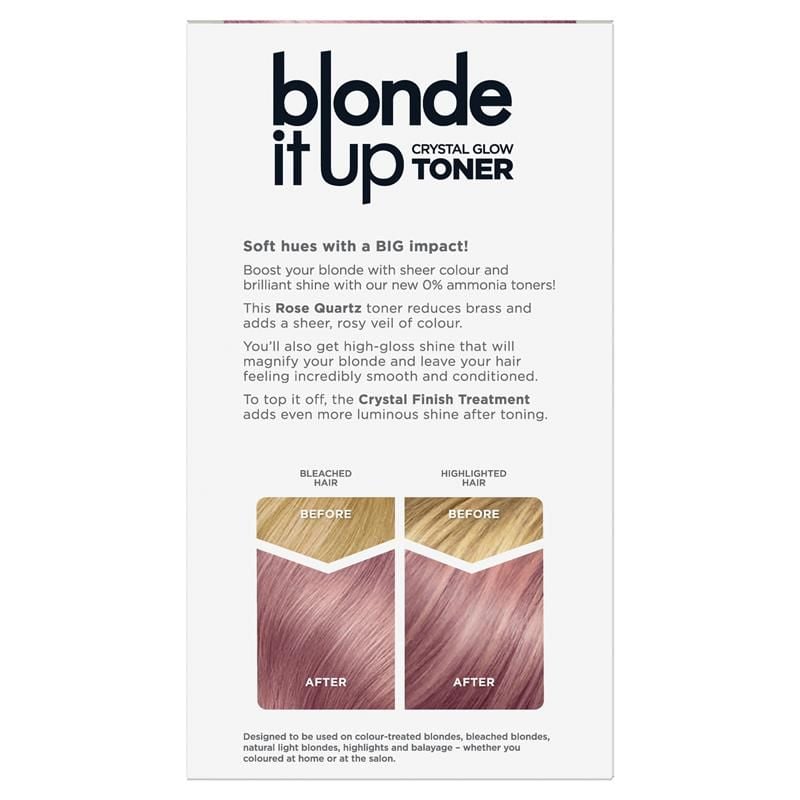 Nước hoa hồng Clairol Blonde It Up Crystal Glow bán vĩnh viễn Rose Quartz