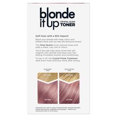 Nước hoa hồng Clairol Blonde It Up Crystal Glow bán vĩnh viễn Rose Quartz