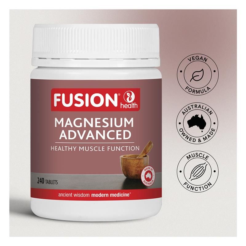 Viên uống bổ sung Magie Fusion Magnesium Advanced 240 viên