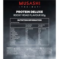 Thanh Protein Musashi Deluxe Rocky Road 60g