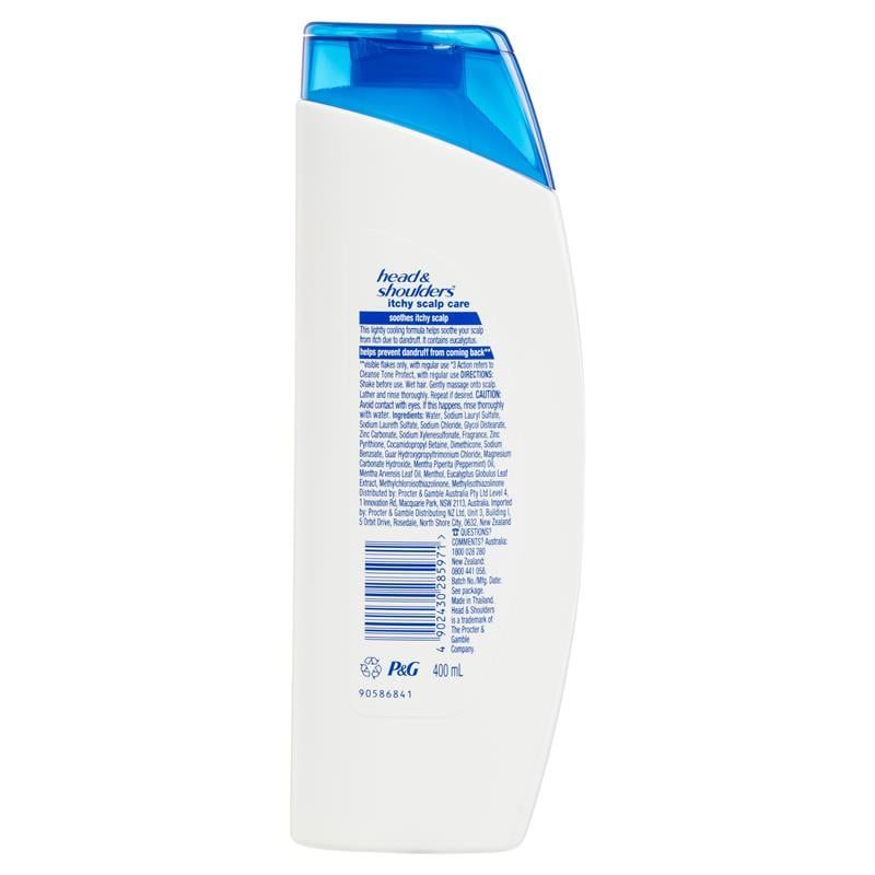 Dầu gội trị gàu Head & Shoulders Itchy Scalp Care Eucalyptus 400mL