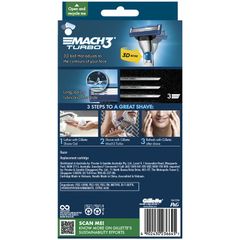 Dao cạo râu Gillette Mach 3 Turbo 3D 2 Up