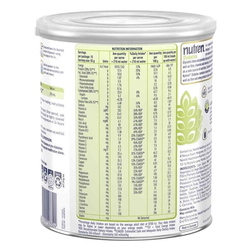 Sữa Nutren Diabetes 825g