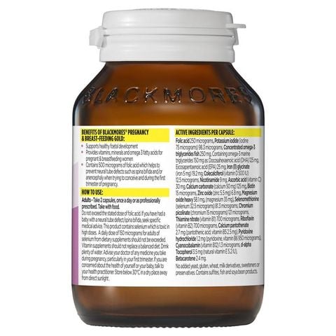 Blackmores Bà Bầu & Cho Con Bú Gold Vitamin 60 Viên