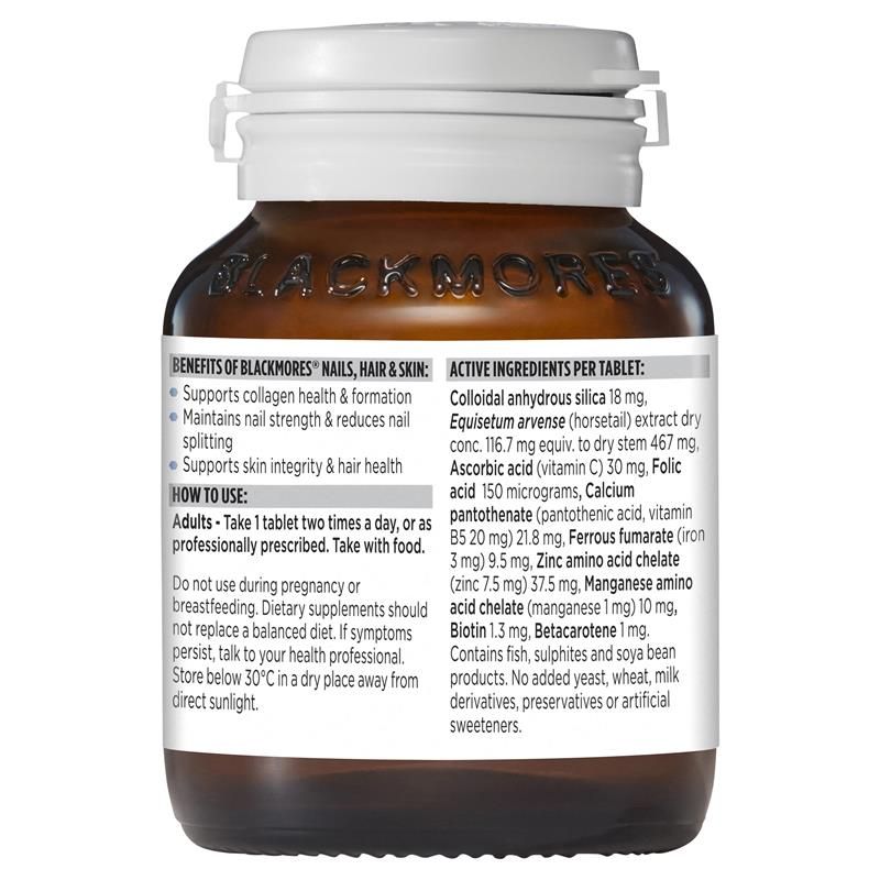 Blackmores Nails Làm Đẹp Da & Tóc Vitamin 60 Viên