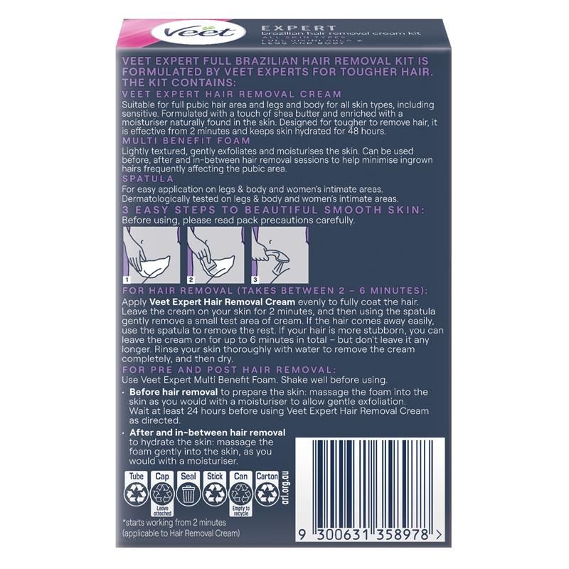 Bộ sản phẩm Veet Expert Brazil