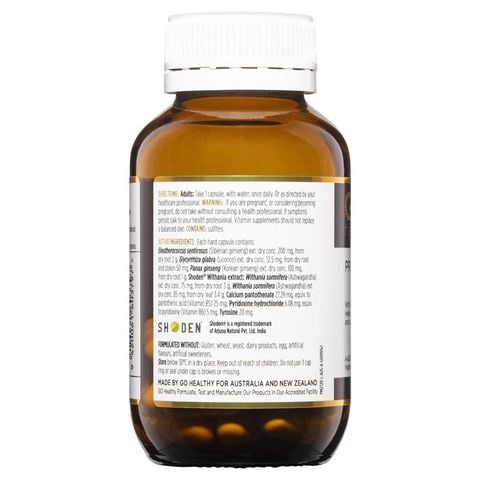 GO Healthy Pro Hỗ trợ tuyến thượng thận 30 viên nang Vege