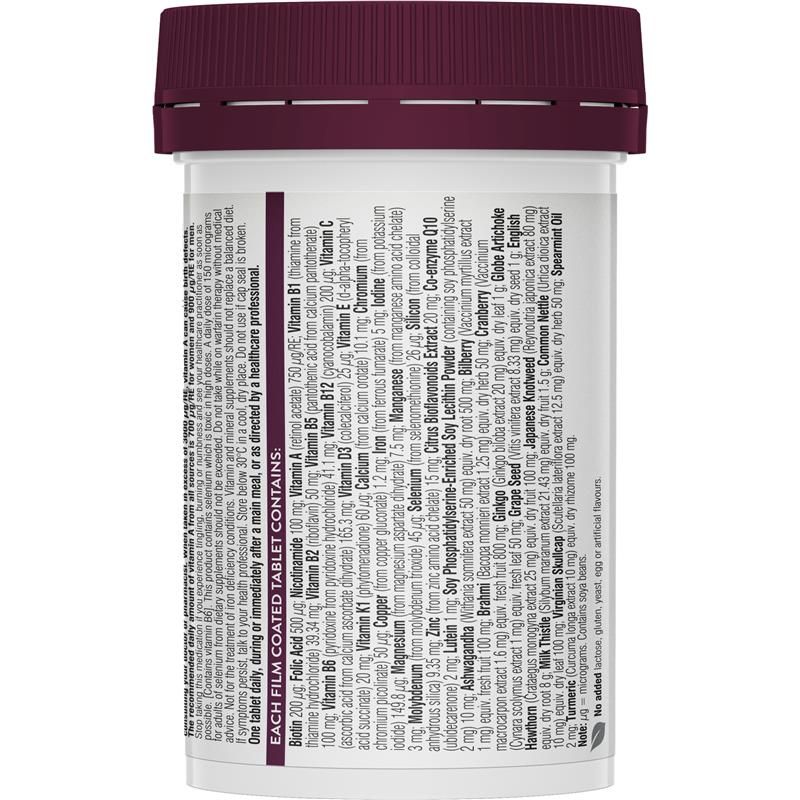 Swisse Womens Multivitamin 65+ 60 Viên